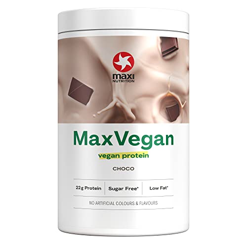 MaxiNutrition - MaxVegan Protein Powder, Chocolate - Plant Based Protein Food Supplement MaxiNutrition buy supplements canada