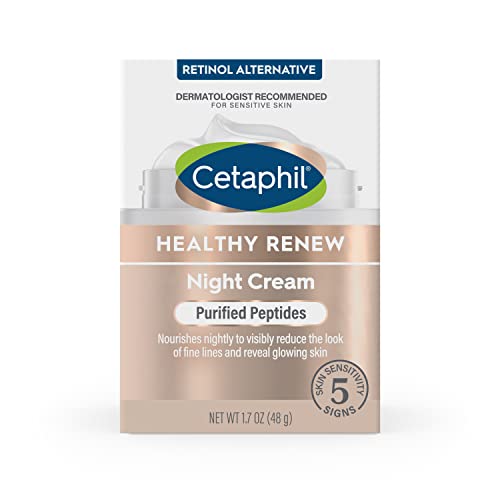 Cetaphil Healthy Renew Skin Tightening Night Cream 1.7 Oz, Wrinkle Repair Cream for Face with Peptides Cetaphil buy supplements canada