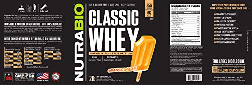 NutraBio Classic Whey Protein Powder- 25G of Protein Per Scoop - Full-Spectrum Amino NutraBio buy supplements canada