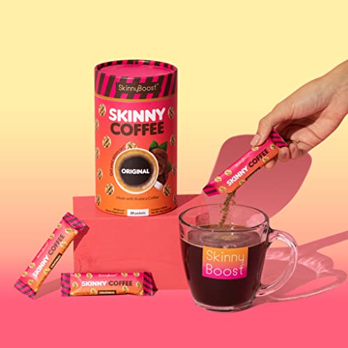Skinny Boost Skinny Coffee- (Unflavored) Instant Sticks Made with Arabica Coffee, Garcinia SkinnyBoost buy supplements canada