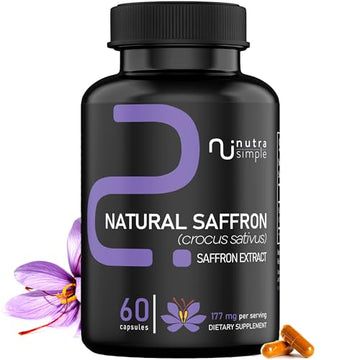 Nutra Simple Saffron Supplements 177mg, Pure Saffron Extract, Made in USA, Natural Nutra Simple buy supplements canada