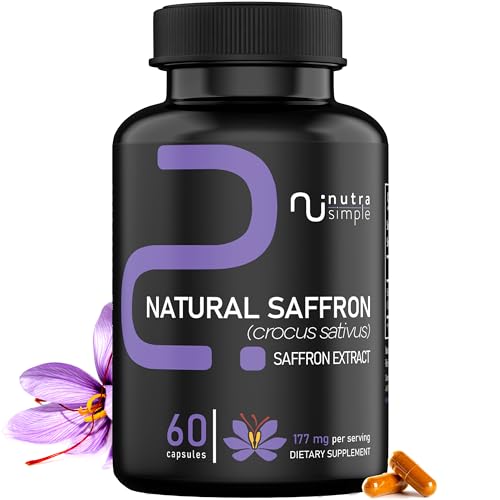 Nutra Simple Saffron Supplements 177mg, Pure Saffron Extract, Made in USA, Natural Nutra Simple buy supplements canada
