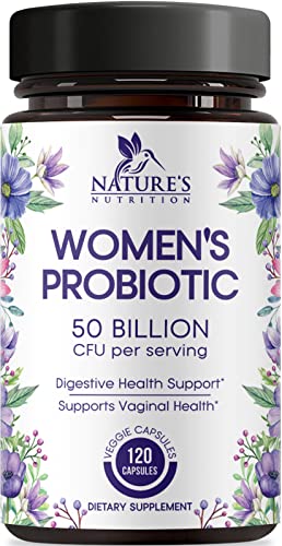 Probiotics for Women 4-in-1, 50 Billion CFU + Prebiotics, Vaginal Women's Probiotic Nature's Nutrition buy supplements canada