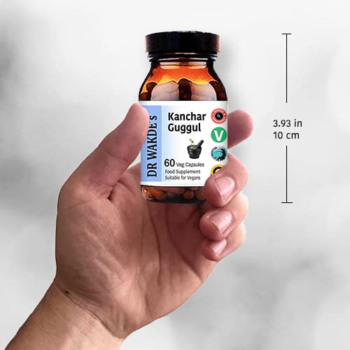 DR WAKDE's Kanchnar Guggul (60 Veg Caps, Ayurvedic Supplement, Vegan, Herbal, Natural, Made in the UK) DR WAKDE's buy supplements canada
