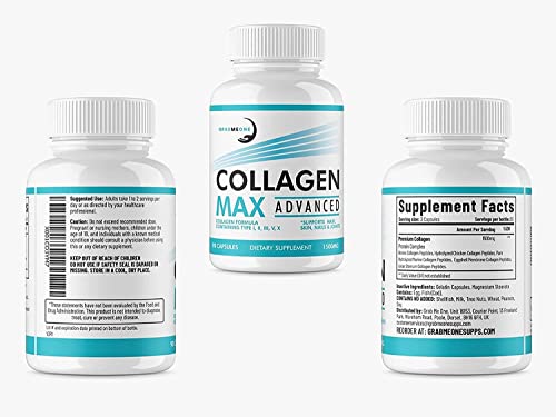 Premium Marine Collagen Supplements for Women, Ultra Potent Marine Collagen Capsules Collagen Max buy supplements canada