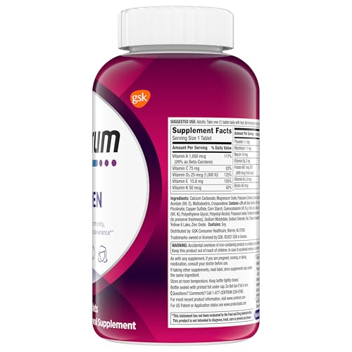Centrum Multivitamin Tablet for Women, Multivitamin/Multimineral Supplement with Iron, Vitamin D3, B Vitamins and Antioxidant Vitamins C and E Centrum buy supplements canada