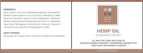 Full Body Hemp oil Slimming Hot Cream - Weight Loss Fat Burning Inch Reducing Heath Secret buy supplements canada