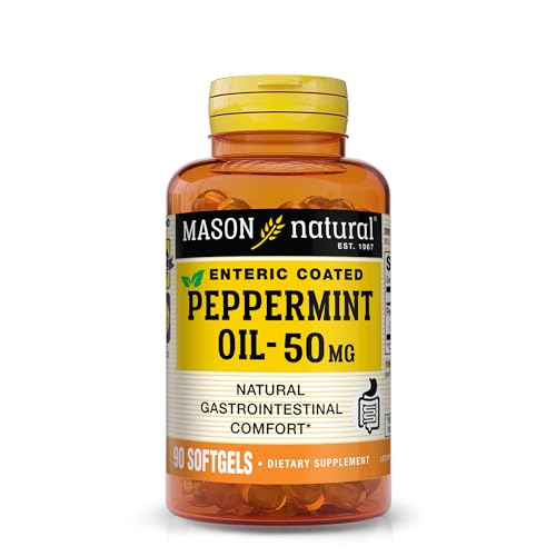 MASON NATURAL Peppermint Oil 50 mg Enteric Coated - Natural Gastrointestinal Comfort MASON NATURAL buy supplements canada