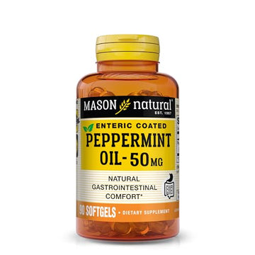 MASON NATURAL Peppermint Oil 50 mg Enteric Coated - Natural Gastrointestinal Comfort MASON NATURAL buy supplements canada