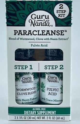 GuruNanda Paracleanse with Wormwood, Clove & Fulvic Acid with Neem Extract - 2 Step GuruNanda buy supplements canada