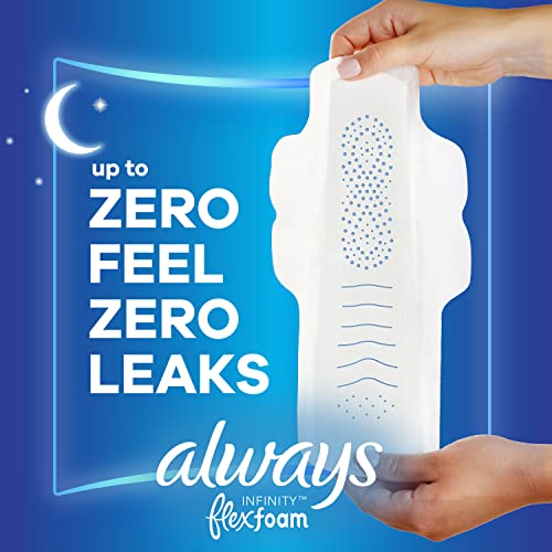 Always Infinity Feminine Pads For Women, Size 4 Overnight Absorbency, Multipack, With Flexfoam Always buy supplements canada