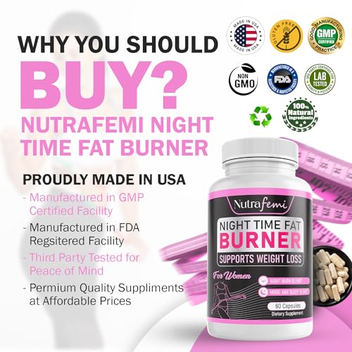 Nutrafemi Night time Fat Burner, Weight Loss Pills for Women – Thermogenic Fat Burner Nutrafemi buy supplements canada