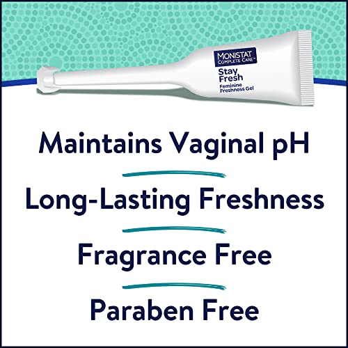 Monistat Stay Fresh Gel, Odor Eliminating Gel for Feminine Care, Fragrance Free Vaginal Gel, Prefilled Monistat buy supplements canada