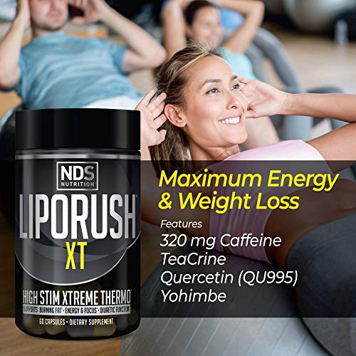 LIPORUSH NDS Nutrition XT - Concentrated Thermogenic with L-Carnitine & Teacrine LIPORUSH buy supplements canada