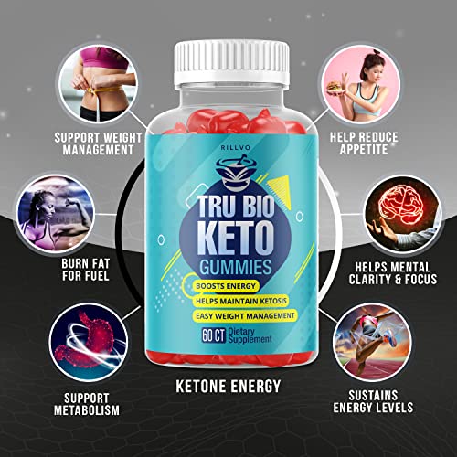 Rillvo TruBio Keto ACV Gummies - Advanced Formula Tru Bio (60 Gummies), fewnt Rillvo buy supplements canada
