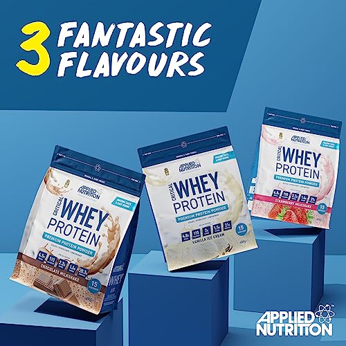Applied Nutrition Critical Whey Protein Powder 450g - High Protein Powder, Protein Milkshake Applied Nutrition buy supplements canada