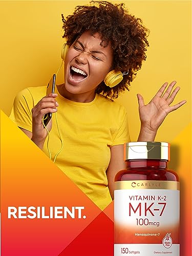 Carlyle Vitamin K2 Supplement 100mcg | K2 MK7 | 150 Softgels | Non-GMO Carlyle buy supplements canada