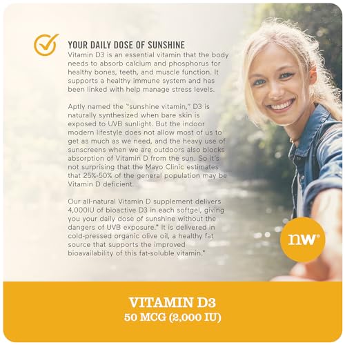 NatureWise Vitamin D3 2000iu (50 mcg) Healthy Muscle Function, and Immune Support NatureWise buy supplements canada