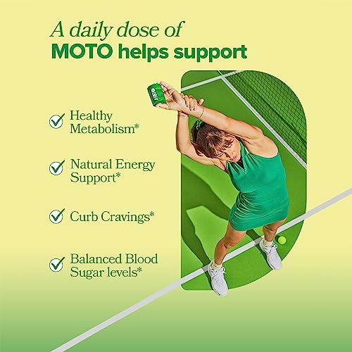 MOTO Metabolism Support for Women - Natural Energy, Curb Cravings, Healthy Metabolism - EGCG O Positiv buy supplements canada