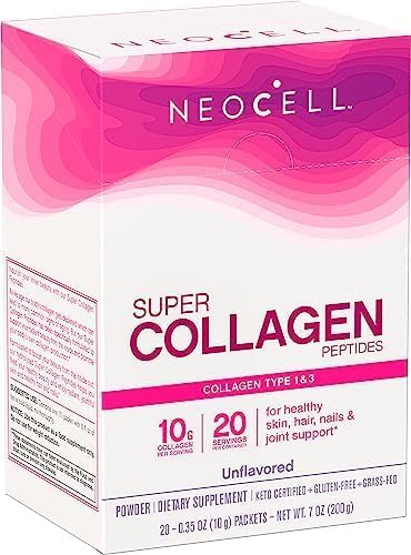 NeoCell Super Collagen Peptides, 10 g Collagen/Single-Serve Packet; Keto Certified NeoCell buy supplements canada