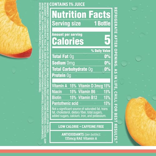Sparkling Ice, Peach Nectarine Sparkling Water, Zero Sugar Flavored Water, with Vitamins Sparkling ICE buy supplements canada