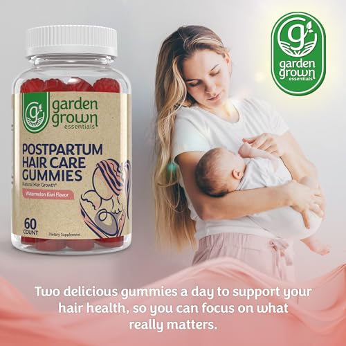 Womens Postpartum Hair Loss Gummies - Formuated for Postnatal Hair Care, Growth Garden Grown Essentials buy supplements canada