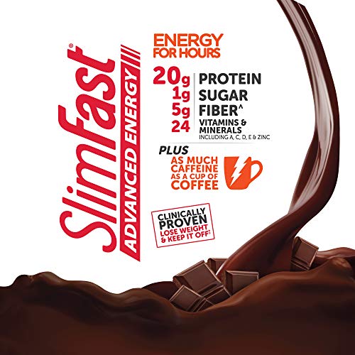 SlimFast Advanced Energy High Protein Meal Replacement Shake, Rich Chocolate, 20g SlimFast buy supplements canada