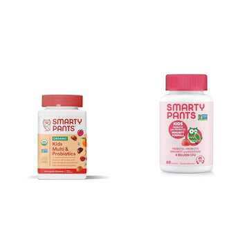 SmartyPants Organic Kids Multivitamin Gummies: Probiotics & Kids Probiotic Immunity Gummies: Prebiotics & Probiotics for Digestive Health and Immune Support Supplement SmartyPants buy supplements canada
