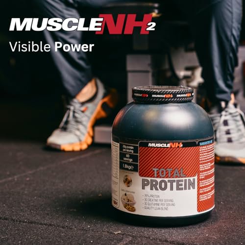Muscle Nh2 Total Protein, Whey Protein Powder with Creatine Monohydrate and Glutamine Muscle Growth MuscleNh2 buy supplements canada
