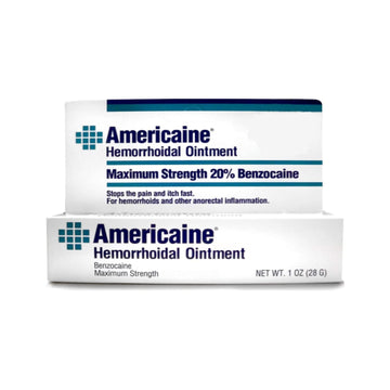 Americaine Hemorrhoidal Ointment Maximum Strength 20% Benzocaine 1 oz (Pack of 2) Americaine buy supplements canada