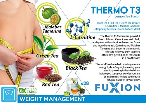 FuXion Thermo T3,Delicious Lemon Tea Flavor(Thermo TT3, 28 Sachets) CHNLML buy supplements canada