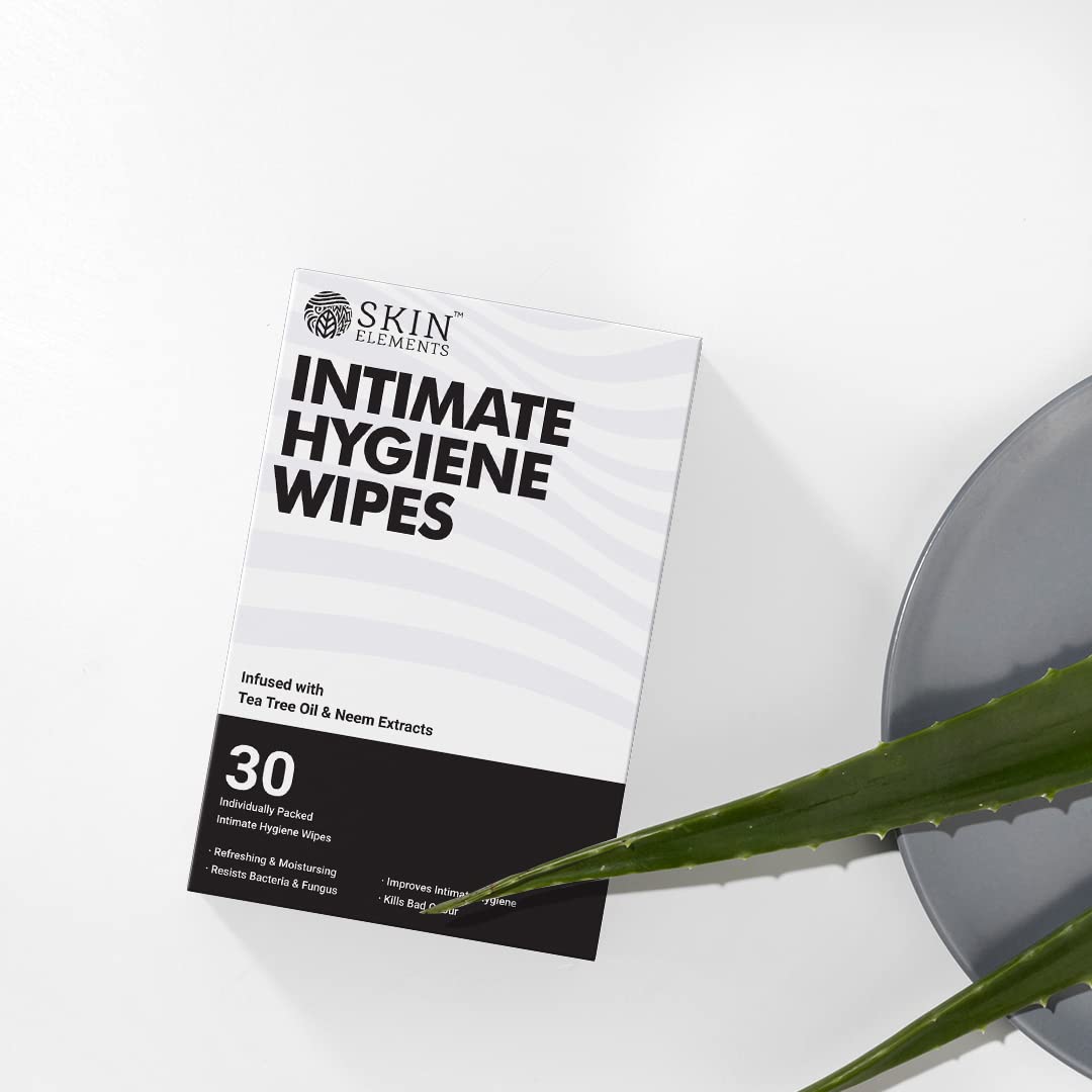 Skin Elements Intimate Hygiene Wipes | pH Balanced Wipes with Tea Tree Oil | Avoids Itching and Bad Odor Skin Elements buy supplements canada