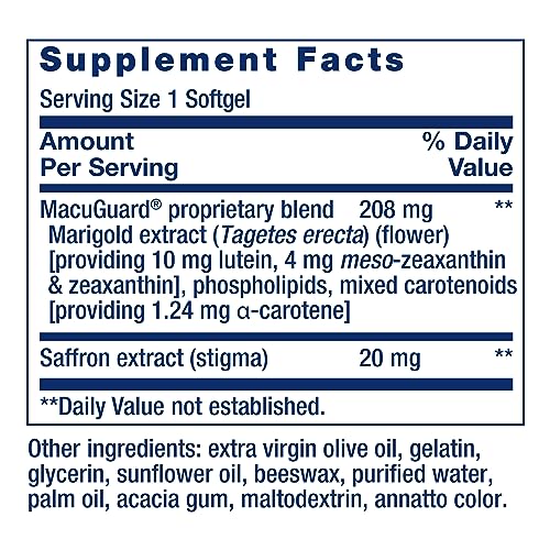 Life Extension MacuGuard Ocular Support with Saffron – Eye Health Supp Life Extension buy supplements canada
