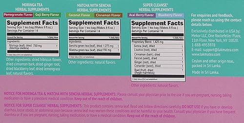 Lakma 14 Day Cleanse Kit Green Tea - 42 Tea Bags HYLEYS buy supplements canada