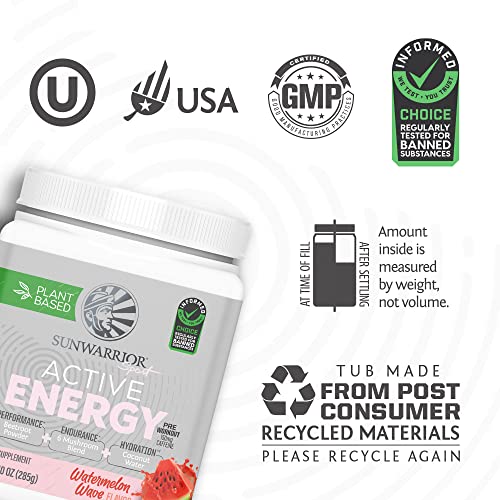 Sunwarrior Plant-Based Preworkout Powder Hydration Blend | Coconut Water Mushroom Sunwarrior buy supplements canada