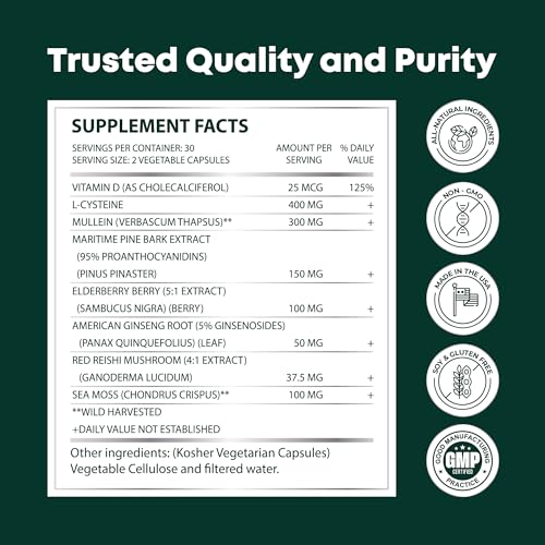 VitalWise Fresh Lungs Lung Detox and Cleanse Supplement with Mullein Leaf Extract VitalWise buy supplements canada