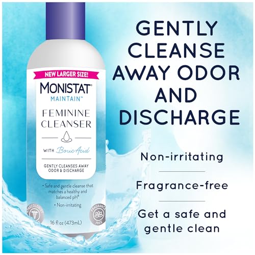 Monistat Boric Acid Feminine Cleanser, Fragrance Free Feminine Wash, 16 Fl Oz, 1 Pack Monistat buy supplements canada