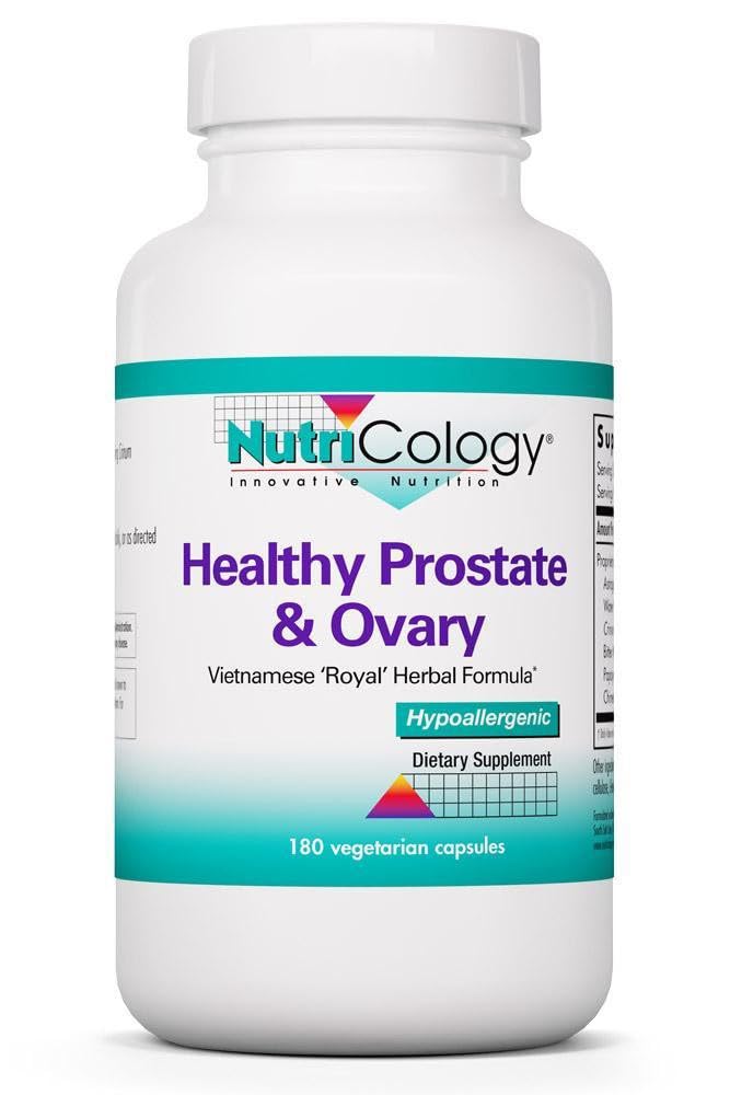NutriCology Healthy Prostate & Ovary - Herbal Blend with Crinum Latifolium - Hormone Support for Men & Women - Vegetarian Capsules - Hypoallergenic Formula - 60 Servings - 180 Count Allergy Research Group buy supplements canada