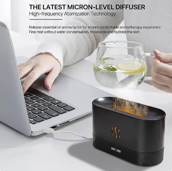 Flame Aroma Diffuser Humidifier 180ml, Oil Essential 2 Modes Brightness Aroma Humidifier Generic buy supplements canada