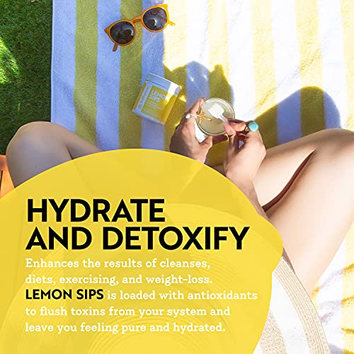 Dr. Kellyann Lemon Sips - Diet Citrus Drink Mix - Rehydrate, Detox, Revitalize - Sugar Free Dr. Kellyann buy supplements canada