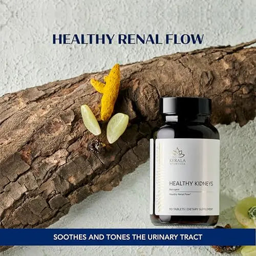 Kerala Ayurveda Healthy Kidney Herbal Tablets | Support Normal Kidney Function and Health | Kidney and Bladder Support | Urinary System Support - 90 Count Kerala Ayurveda buy supplements canada