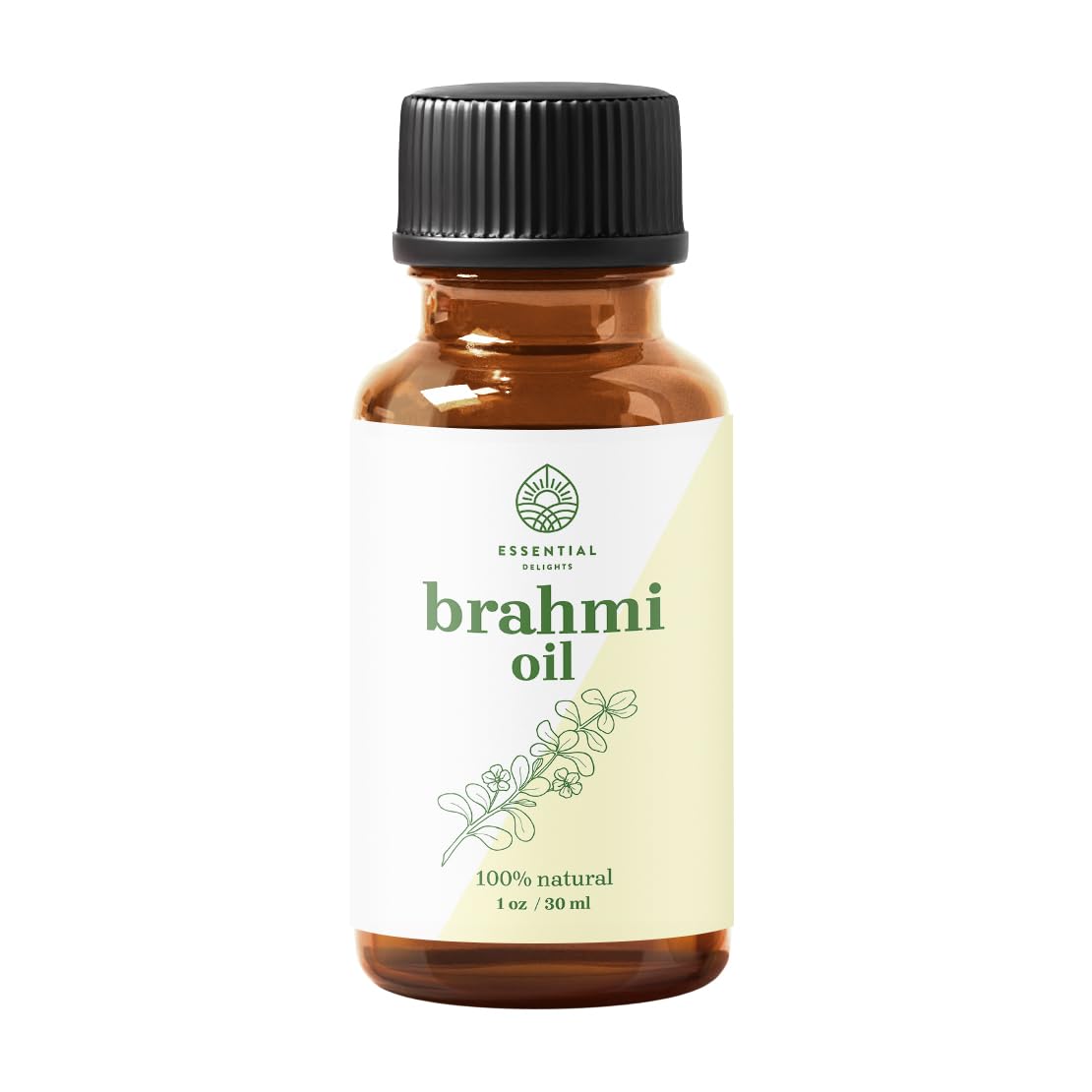 Essential Delights Brahmi Oil - Premium Undiluted Carrier Oil (1 oz) | for Skin, Face, Body, Hair Revitalization Essential Delights buy supplements canada