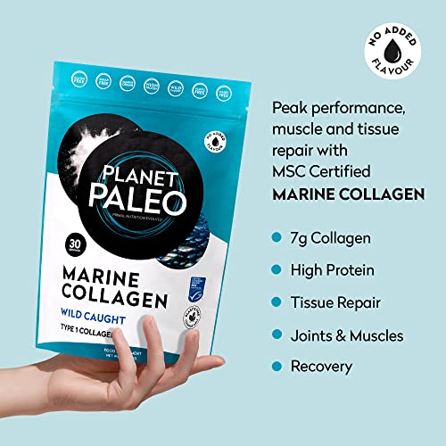 Pure Marine Collagen Powder (60 Servings, 450g) | for Healthy Skin, Hair and Nails, and Gut Health Planet Paleo buy supplements canada