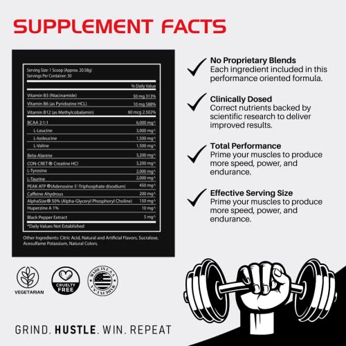 BLACKLABEL Supplements - PRE Hustle - Pre-Workout Dietary Supplement - Supports Energy BLACKLABEL Supplements buy supplements canada