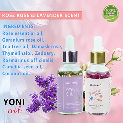 2 Packs Yoni Oil for Women, All Natural Feminine Oil Intimate Deodorant for Women, Remove Odor, Ph Balanced yonisayo buy supplements canada