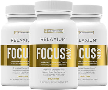 Relaxium FocusMax, Brain & Focus Health Supplement, Proven Concentration Relaxium buy supplements canada