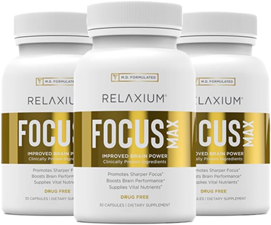 Relaxium FocusMax, Brain & Focus Health Supplement, Proven Concentration Relaxium buy supplements canada