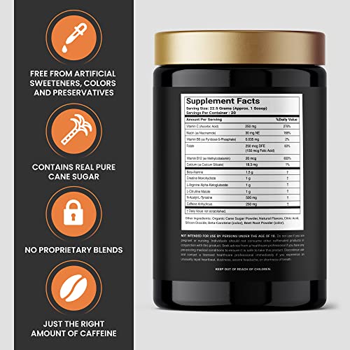 Pure Cane Natural Pre Workout Powder for Men & Women - No Artificial Sweeteners Pure Cane Supplements, Inc. buy supplements canada