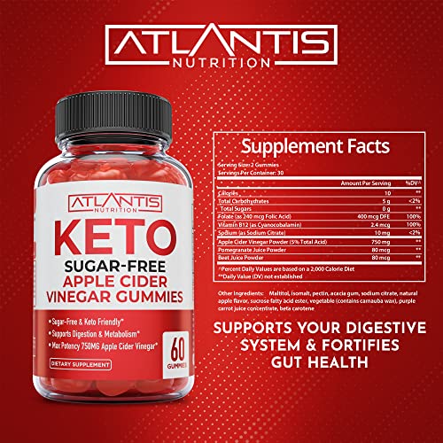 Sugar-Free Keto ACV Gummies for Weight Loss - Apple Cider Vinegar Keto ACV Gummies Atlantis Nutrition buy supplements canada