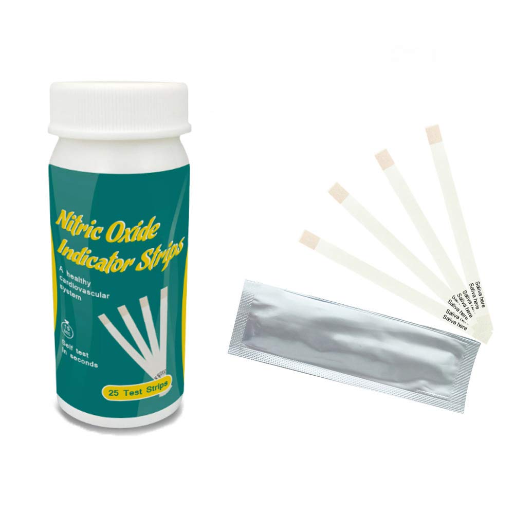 Nitric Oxide Test Strips [25strips]- Nitric Oxide Indicator Strips Work by Measuring The TONNYLAB buy supplements canada